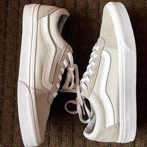 Women's Ward Canvas/Suede Vans Light Gray Size 9